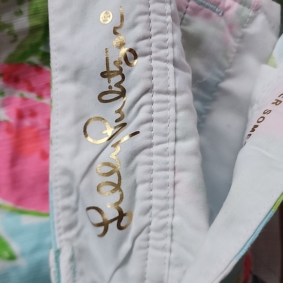 Lilly Pulitzer The Callahan light blue fruit themed shorts-00 - Picture 4 of 8